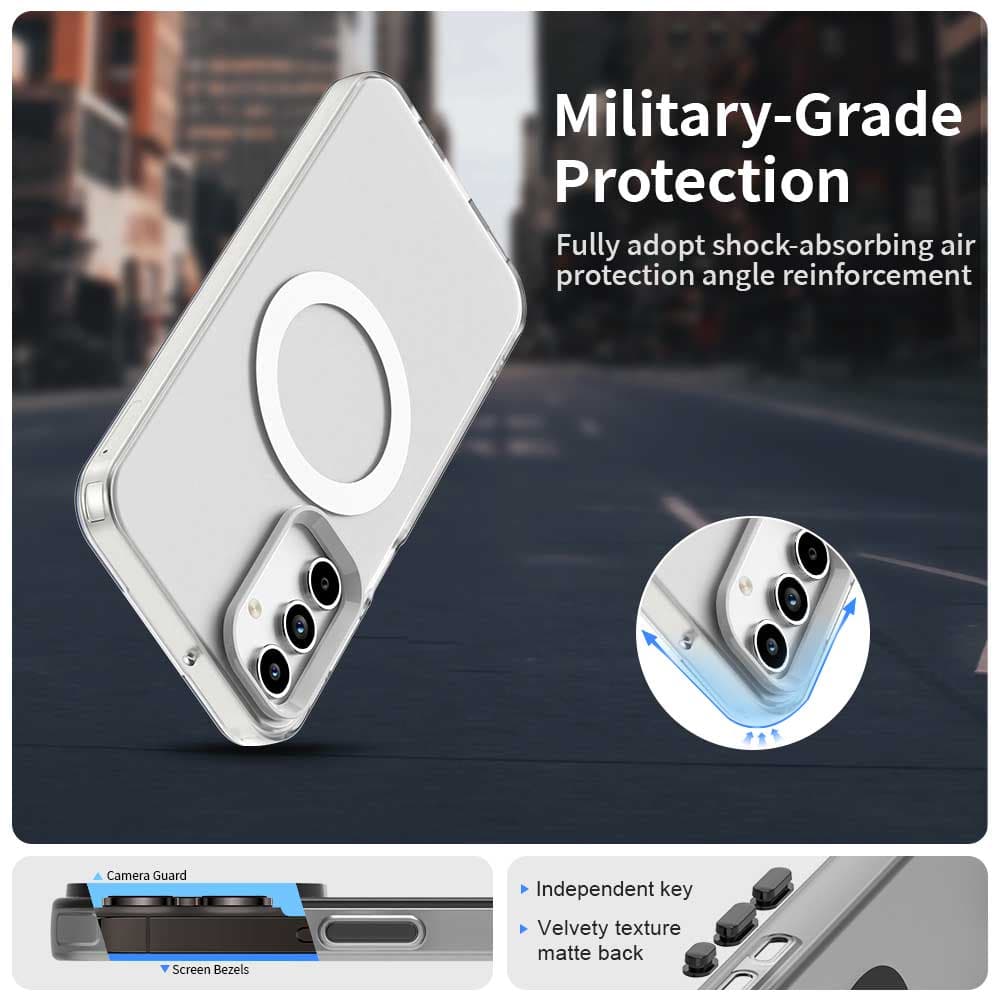 Techsuit CandyCase MagSafe pro Samsung Galaxy A55 5G bílá - náhled 5