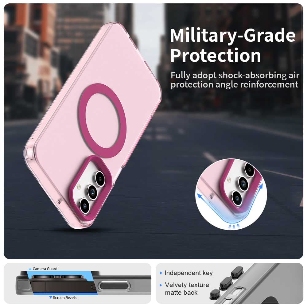 Techsuit CandyCase MagSafe pro Samsung Galaxy A35 5G růžová - náhled 5