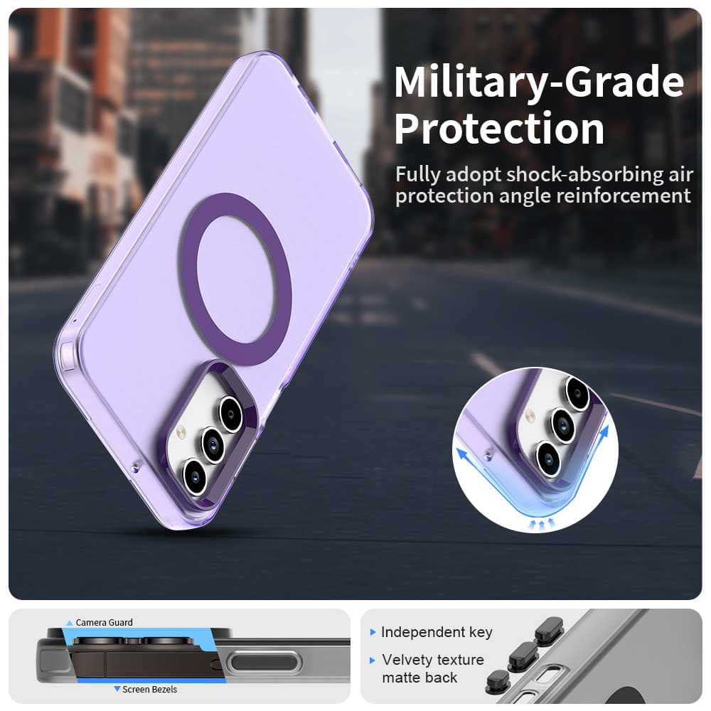 Techsuit CandyCase MagSafe pro Samsung Galaxy A15 4G A15 5G fialová - náhled 5