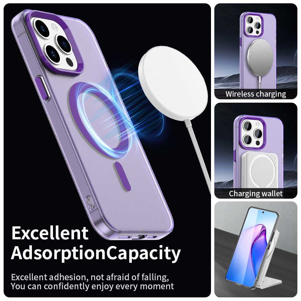 Techsuit CandyCase MagSafe pro iPhone 15 Pro Max fialová - náhled 5