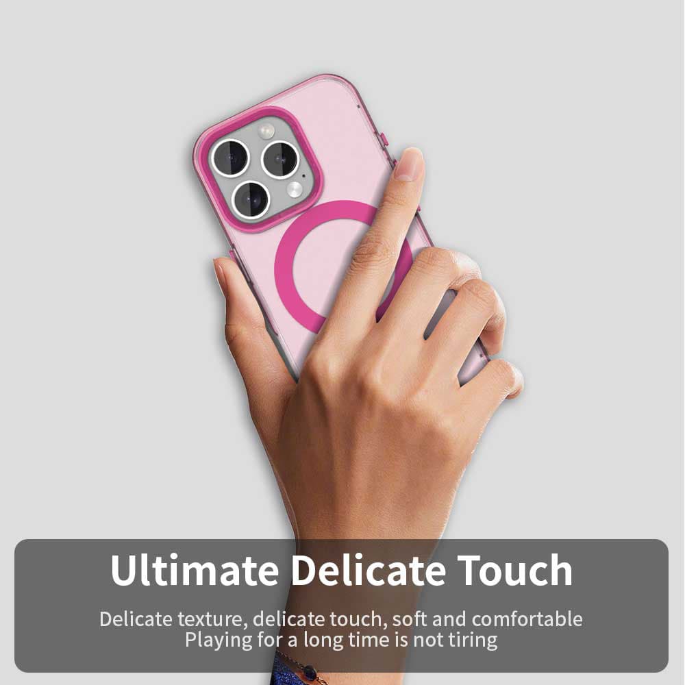 Techsuit - CandyCase MagSafe - iPhone 15 Pro - růžová - náhled 5