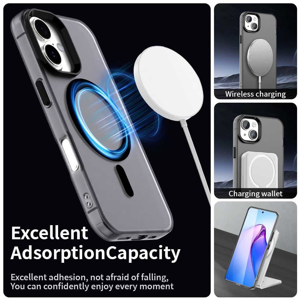 Techsuit CandyCase MagSafe pro iPhone 16 černý - náhled 5
