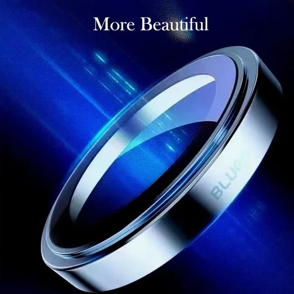 Blueo Sapphire Crystal Original sklo objektivu iPhone 16 Pro iPhone 16 Pro Max stříbrný titan - náhled 5
