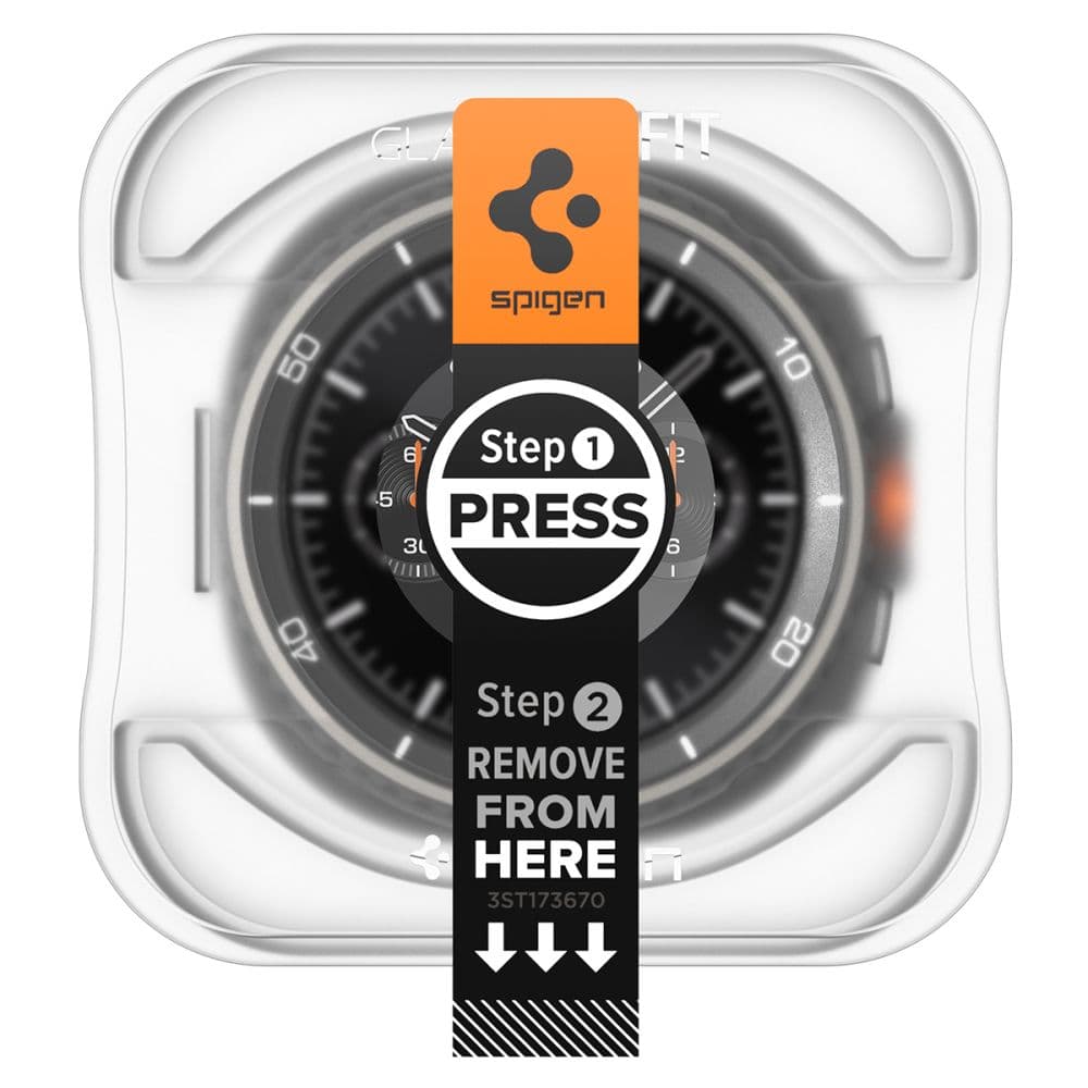 Spigen Glas.tR EZ Fit (2 pack) Samsung Galaxy Watch8 Classic Čirý - náhled 5