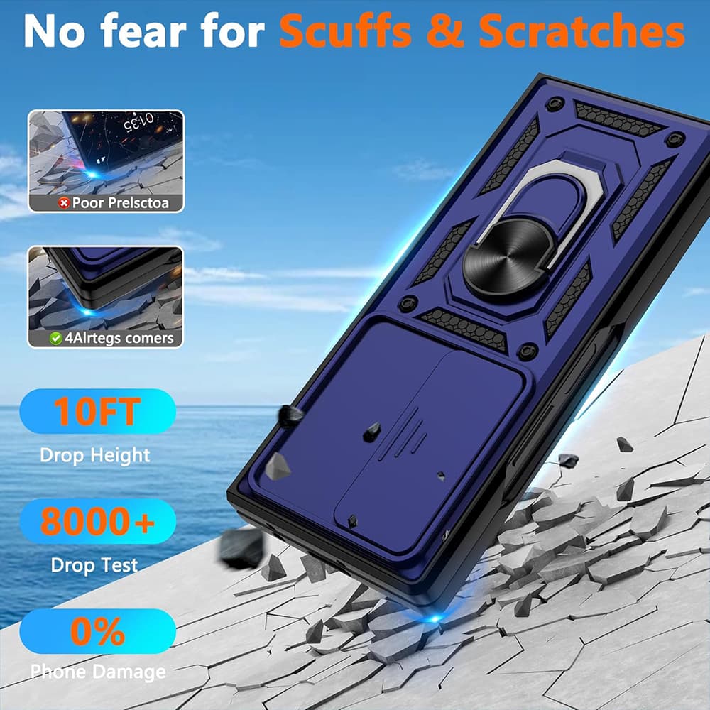 Techsuit CamShield řada Samsung Galaxy Z Fold6 Modrý - náhled 5