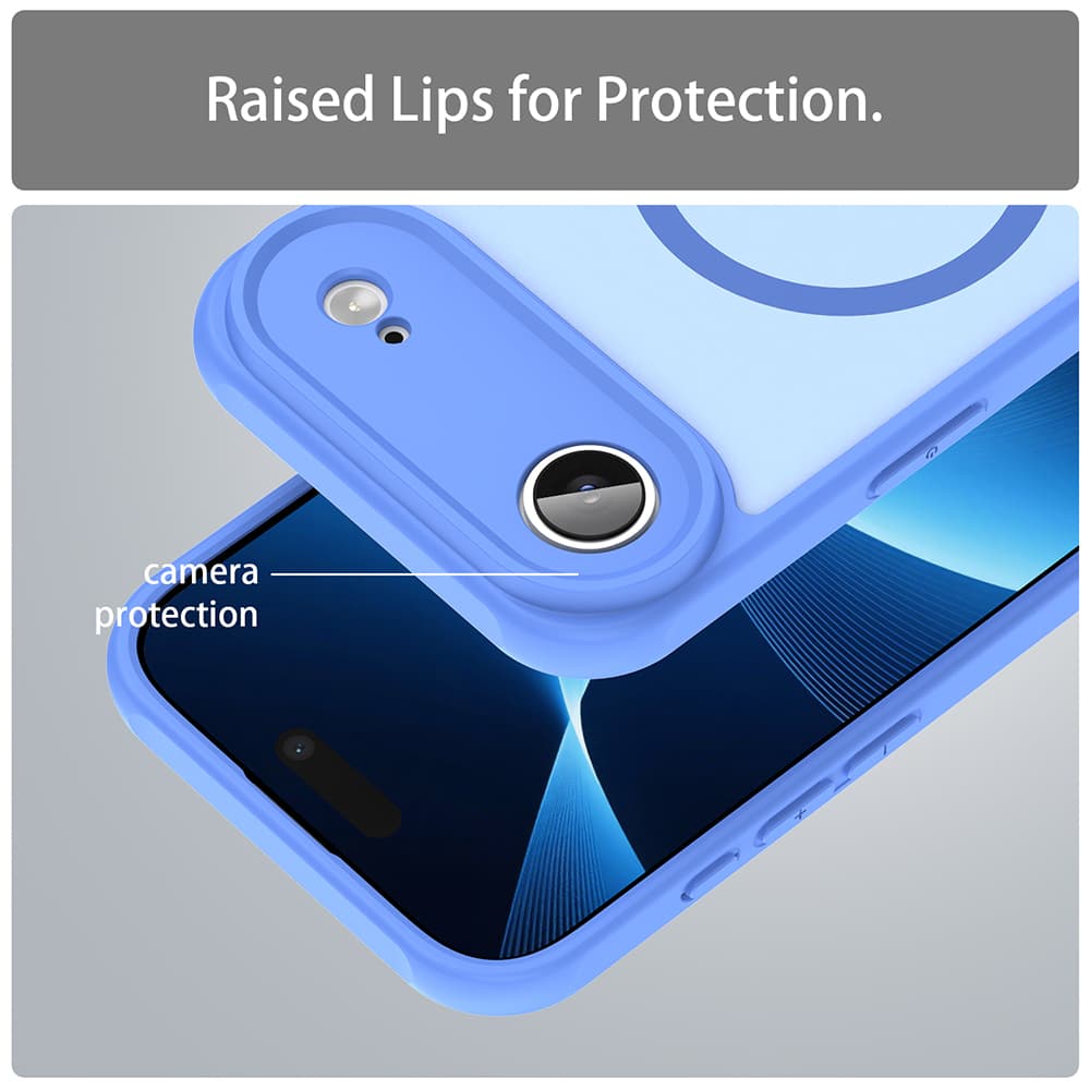 Techsuit HaloFrost II MagSafe pro iPhone 17 Air nebesky modrá - náhled 5