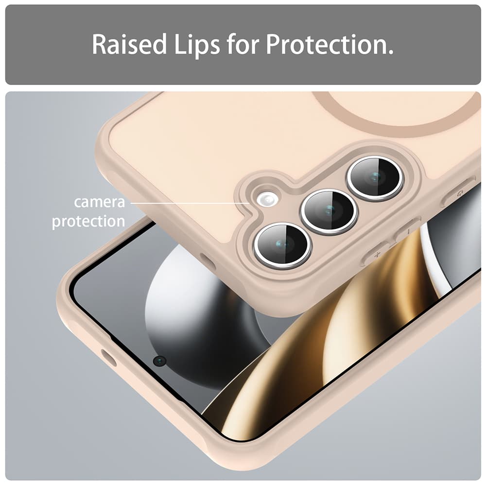 Techsuit HaloFrost II MagSafe pro Samsung Galaxy A17 5G A17 4G zlatá - náhled 5