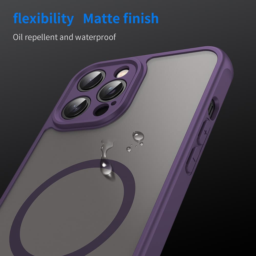 Techsuit HaloFrost II MagSafe pro iPhone 11 Pro Max fialová - náhled 5