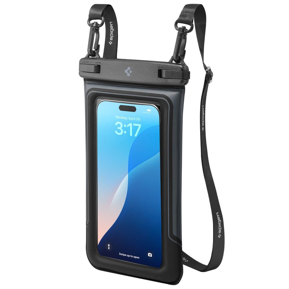 Vodotěsné pouzdro Spigen A611P 2 ks pro telefon max 6.9" matná černá - náhled 5