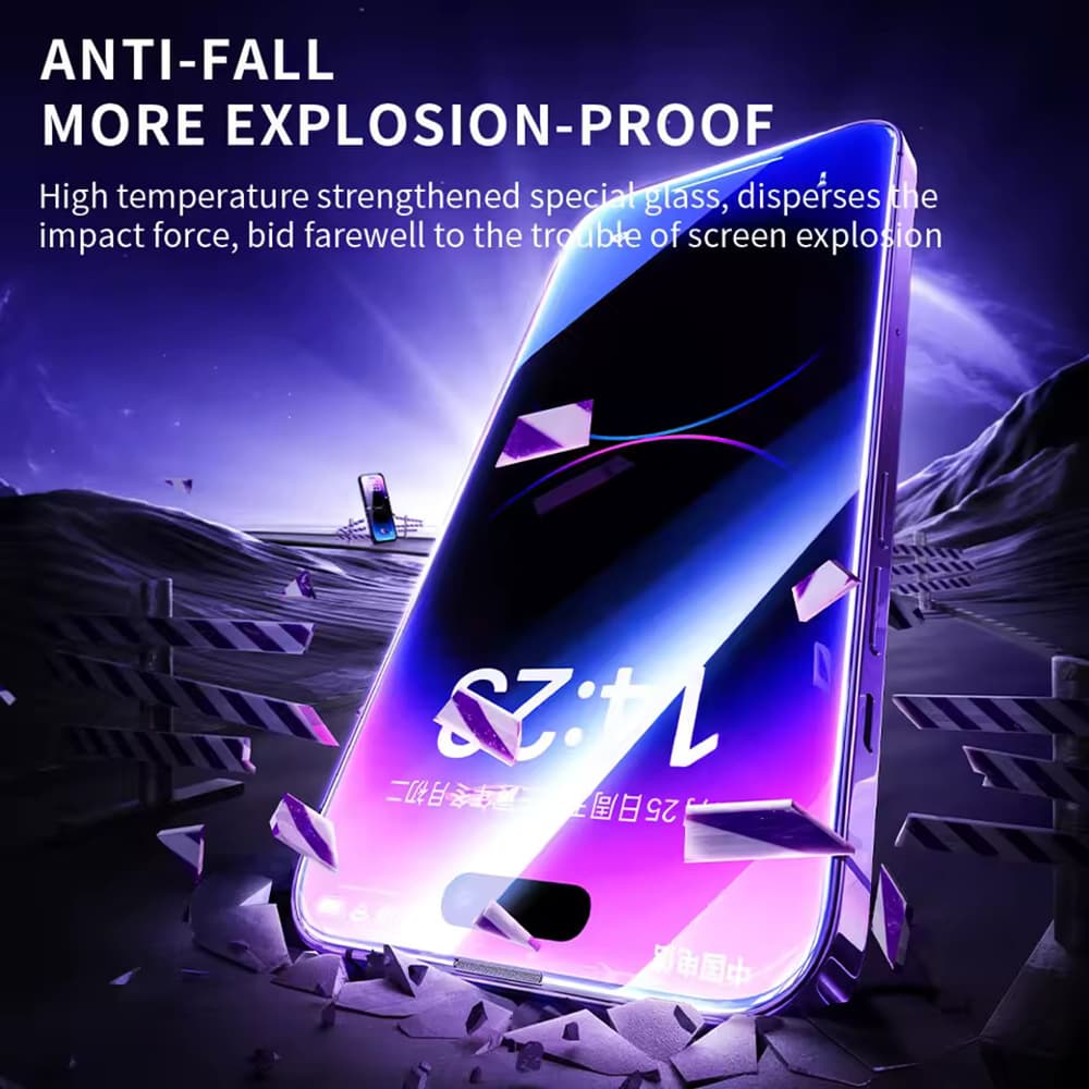 Blueo Anti-Static HD sklo pro iPhone X XS 11 Pro černé - náhled 5