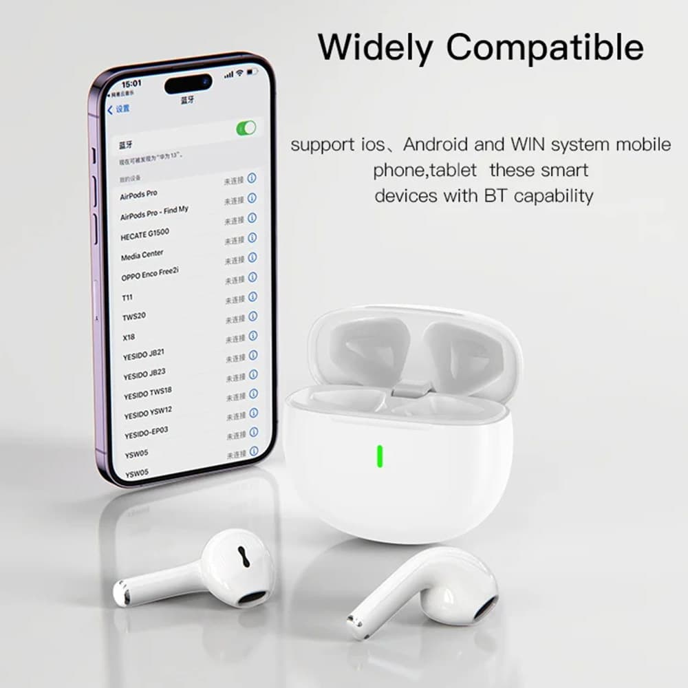 Yesido bezdrátová sluchátka TWS18 Bluetooth V5.1 bílá - náhled 5