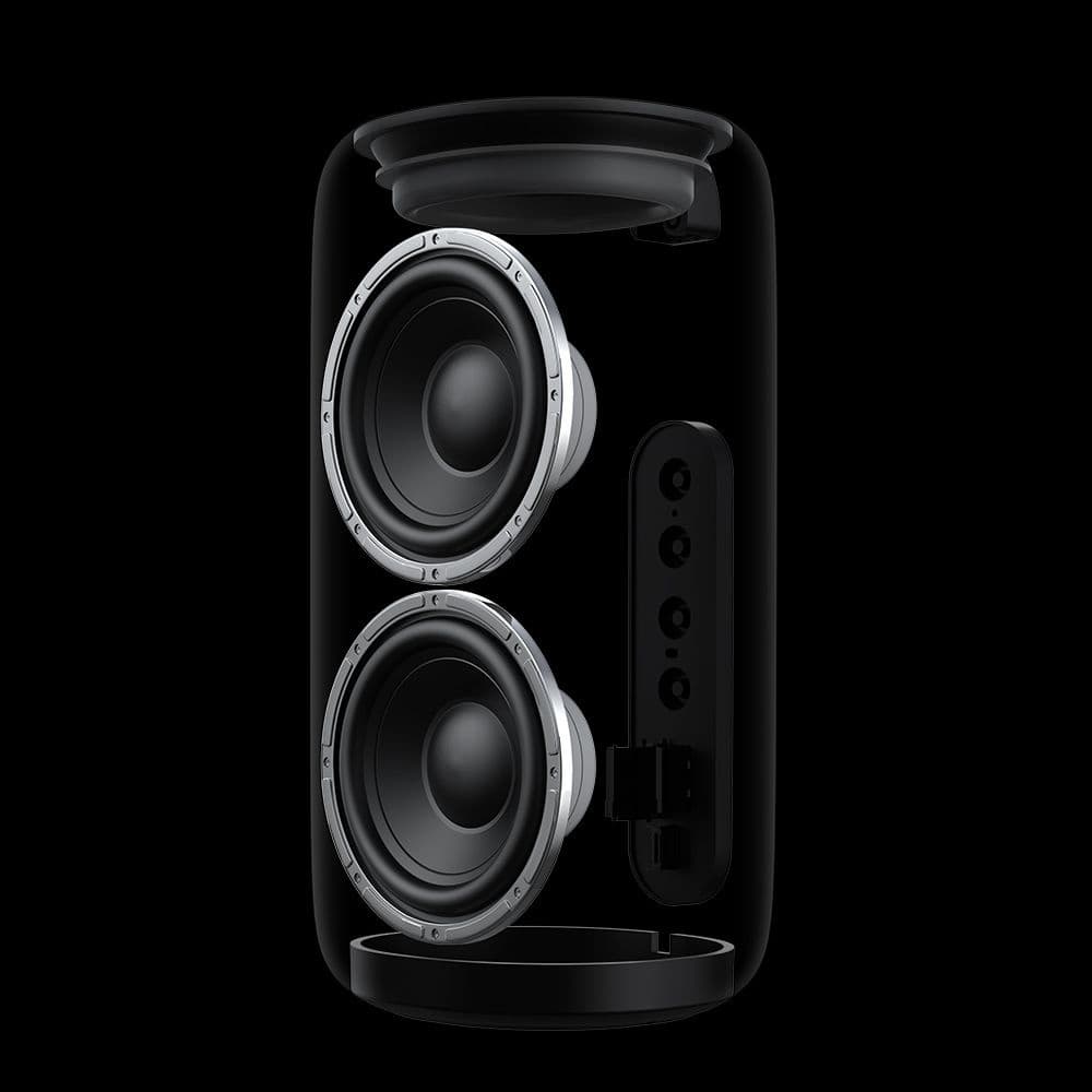 Mcdodo - přenosný bezdrátový reproduktor (BS-1410) - s barevnými světly, Bluetooth V5.3, 1200mAh, IPX4 - černý - náhled 5