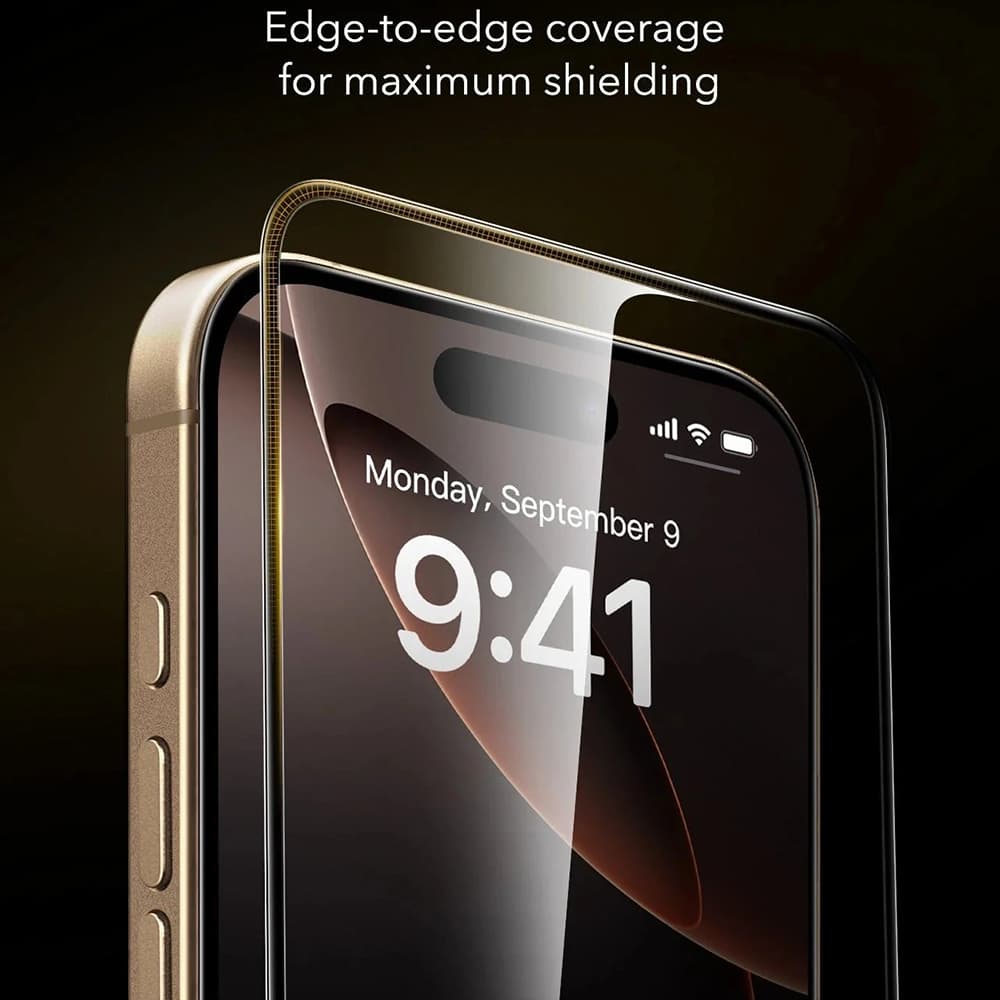 ESR Corning Gorilla Glass UltraFit™ (3 kusy) iPhone 17 iPhone 16 Pro černá - náhled 5