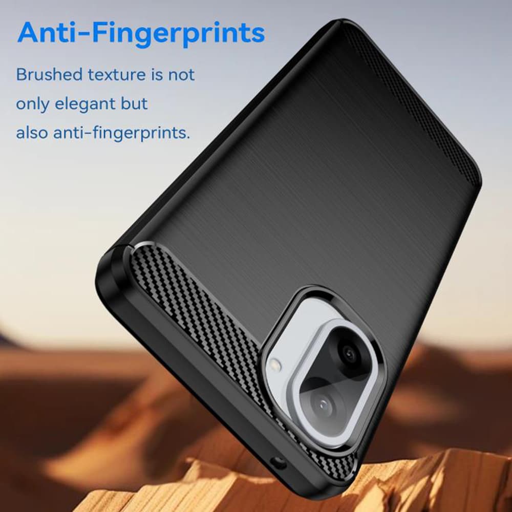 Techsuit Carbon Silicone pro OnePlus Nord CE5 černý - náhled 5