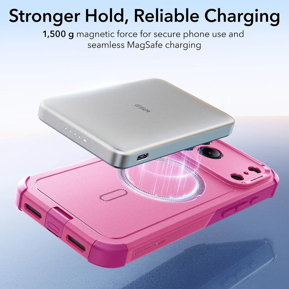 ESR Cyber Halolock pro iPhone 17 Pro růžový - náhled 5