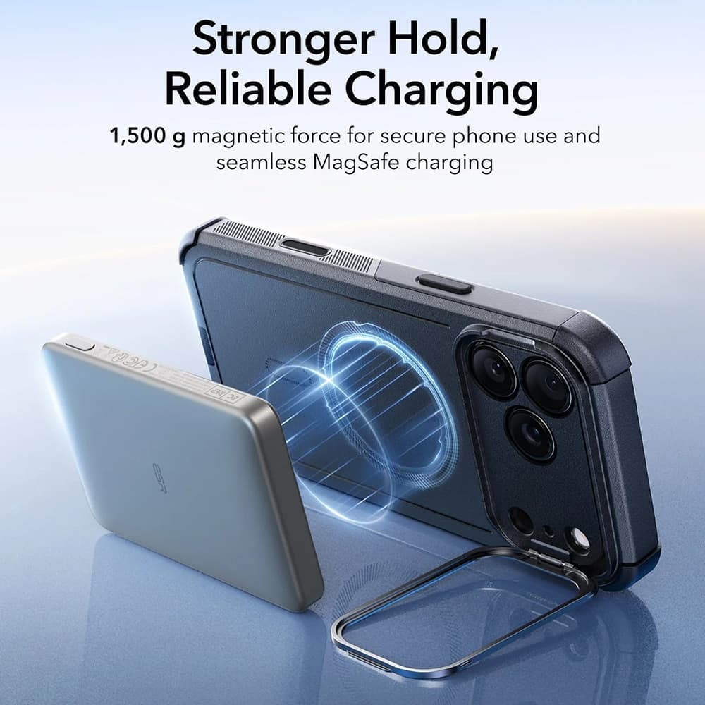 ESR Cyber Armor Kickstand pro iPhone 17 Pro Max černý - náhled 5