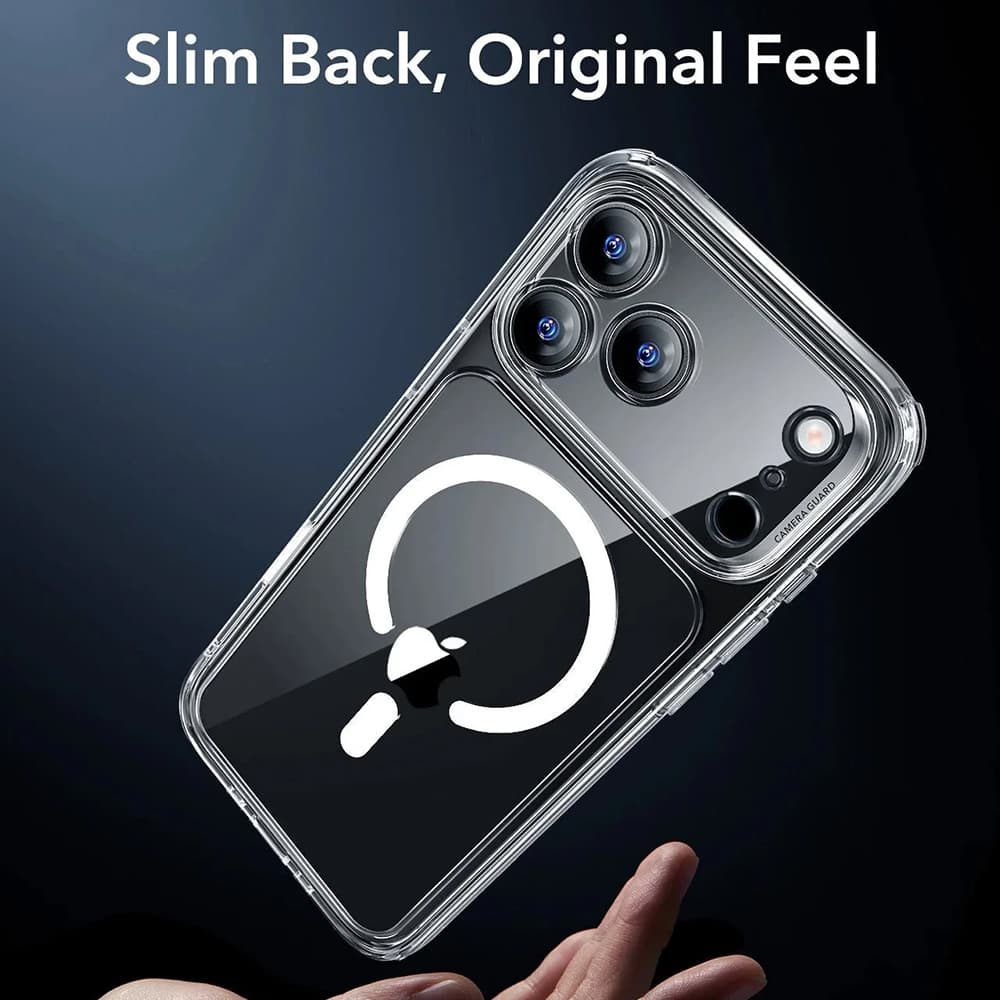 ESR Classic Hybrid HaloLock pro iPhone 17 Pro průhledný - náhled 5