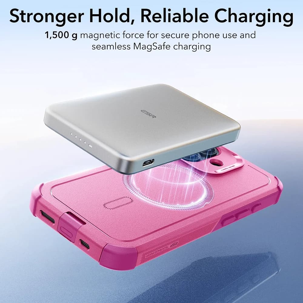 ESR Cyber Halolock pro iPhone 17 růžová - náhled 5