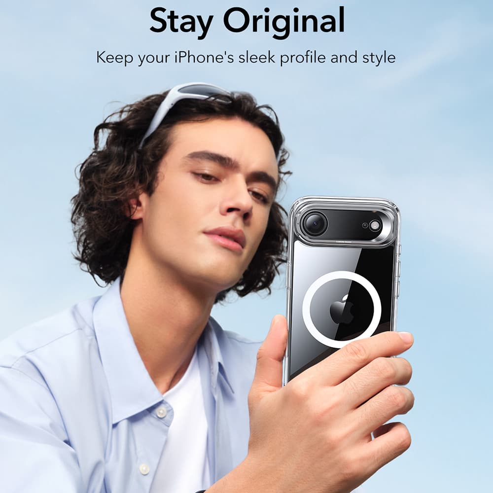 ESR Classic Hybrid HaloLock Kickstand pro iPhone 17 Air průhledný - náhled 5
