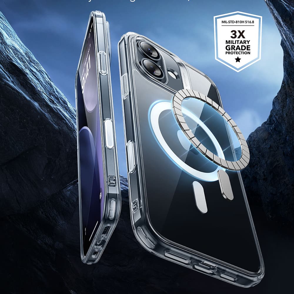 ESR Classic Hybrid HaloLock pro iPhone 17 průhledný - náhled 5