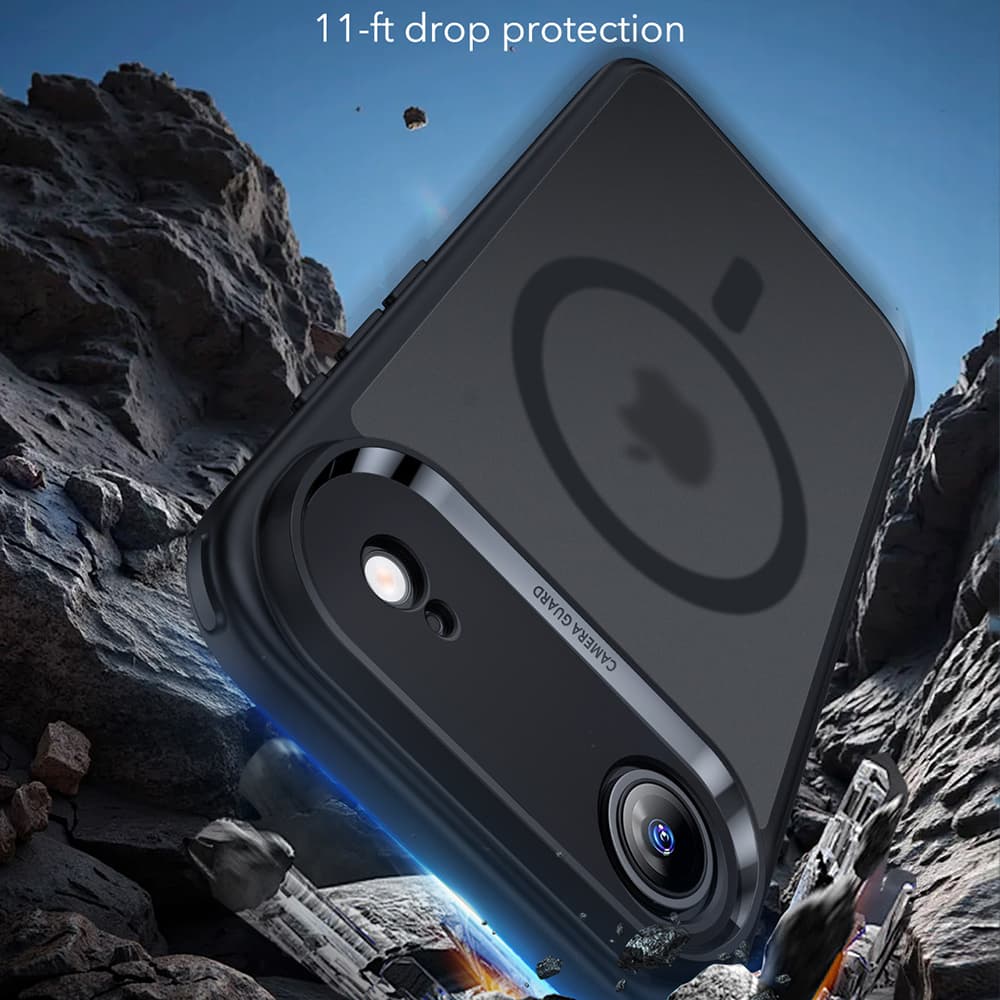 ESR Classic Hybrid HaloLock pro iPhone 17 Air v matné černé - náhled 5
