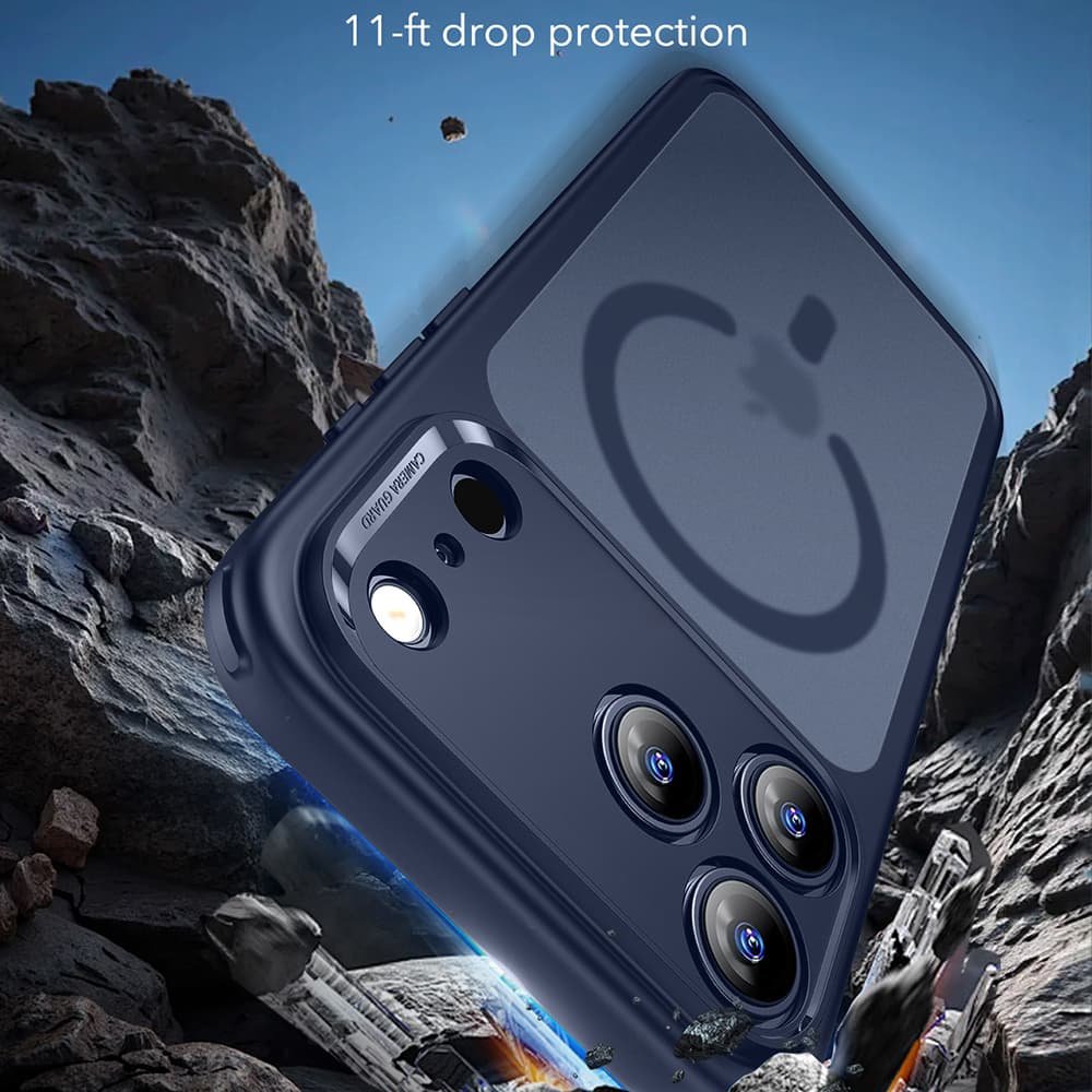 ESR Classic Hybrid HaloLock iPhone 17 Pro Max mrazivě modrá - náhled 5