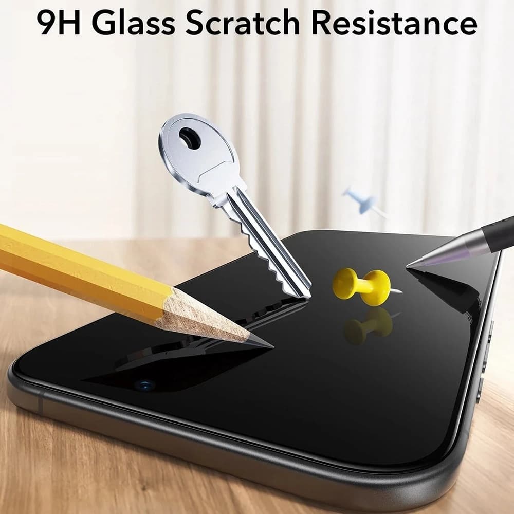ESR Privacy tvrzené sklo UltraFit (3 kusy) iPhone 17 Pro Max černá - náhled 5