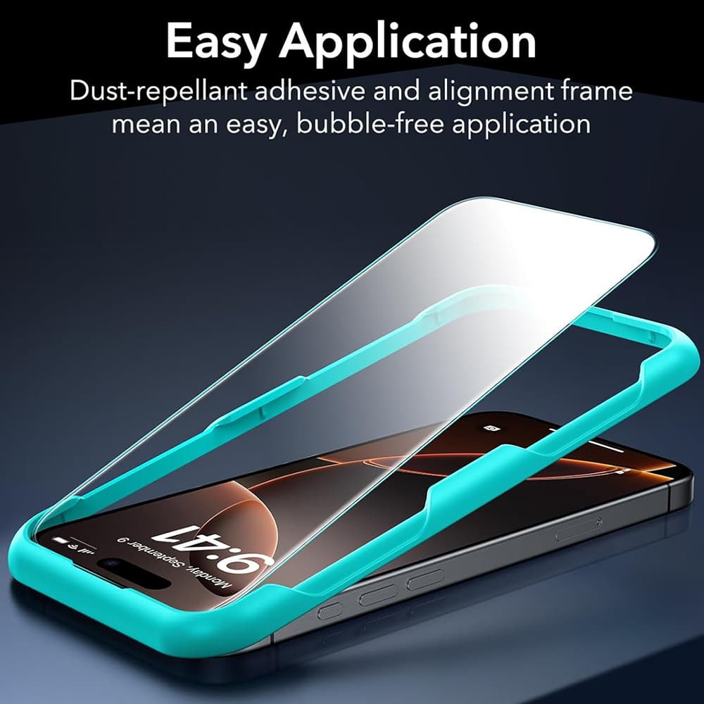 ESR Temperované sklo (3 kusy) iPhone 17 Pro černá - náhled 5