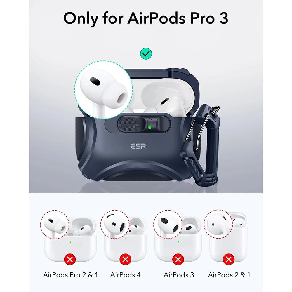 ESR - Cyber FlickLock HaloLock - Apple AirPods Pro 3 - modrá - náhled 5