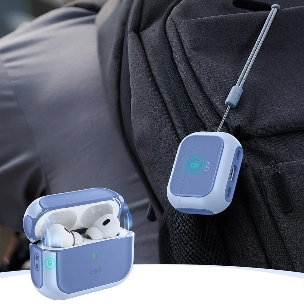 ESR Orbit Hybrid HaloLock pro Apple AirPods Pro 3 modrý prášek - náhled 5