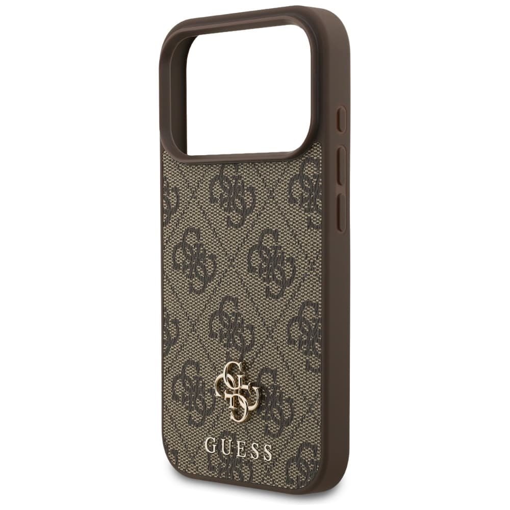 Guess – 4G malé a klasické logo MagSafe (GUHMP17LP4SM4MW) – iPhone 17 Pro – hnědé - náhled 5