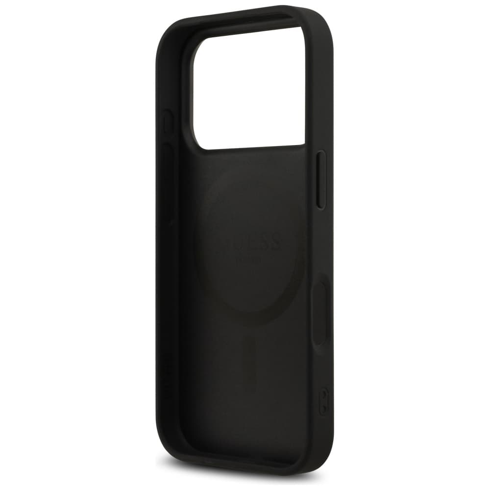 Guess - pevné pouzdro 4G s potiskem pruhů MagSafe (GUHMP17XP4RPSK) - iPhone 17 Pro Max - černé - náhled 5