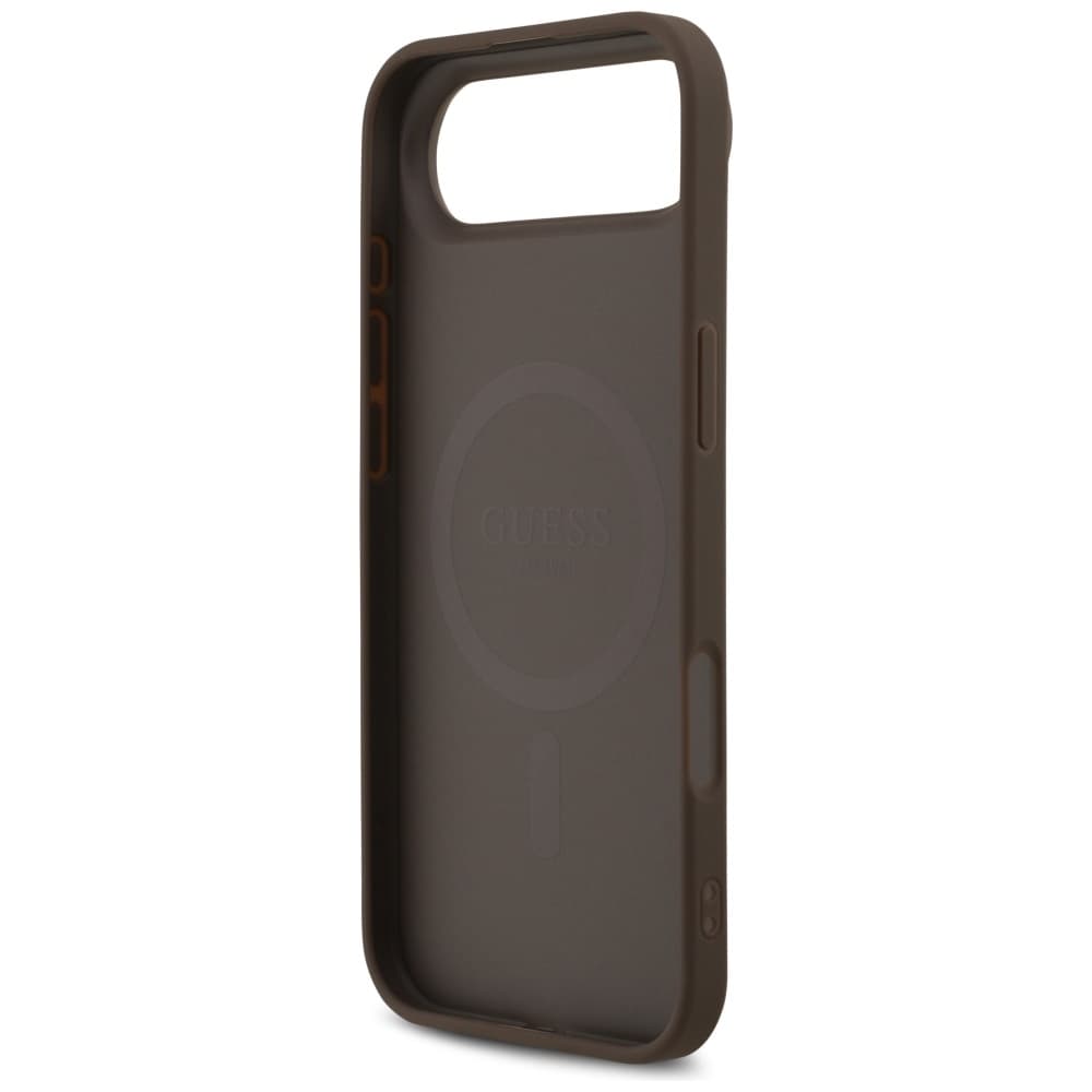 Guess Hardcase 4G Printed Stripes MagSafe iPhone 17 Air hnědý - náhled 5