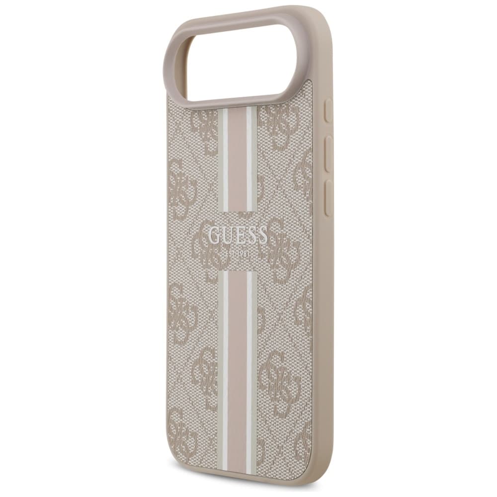 Guess Hardcase 4G Printed Stripes MagSafe iPhone 17 Air růžová - náhled 5