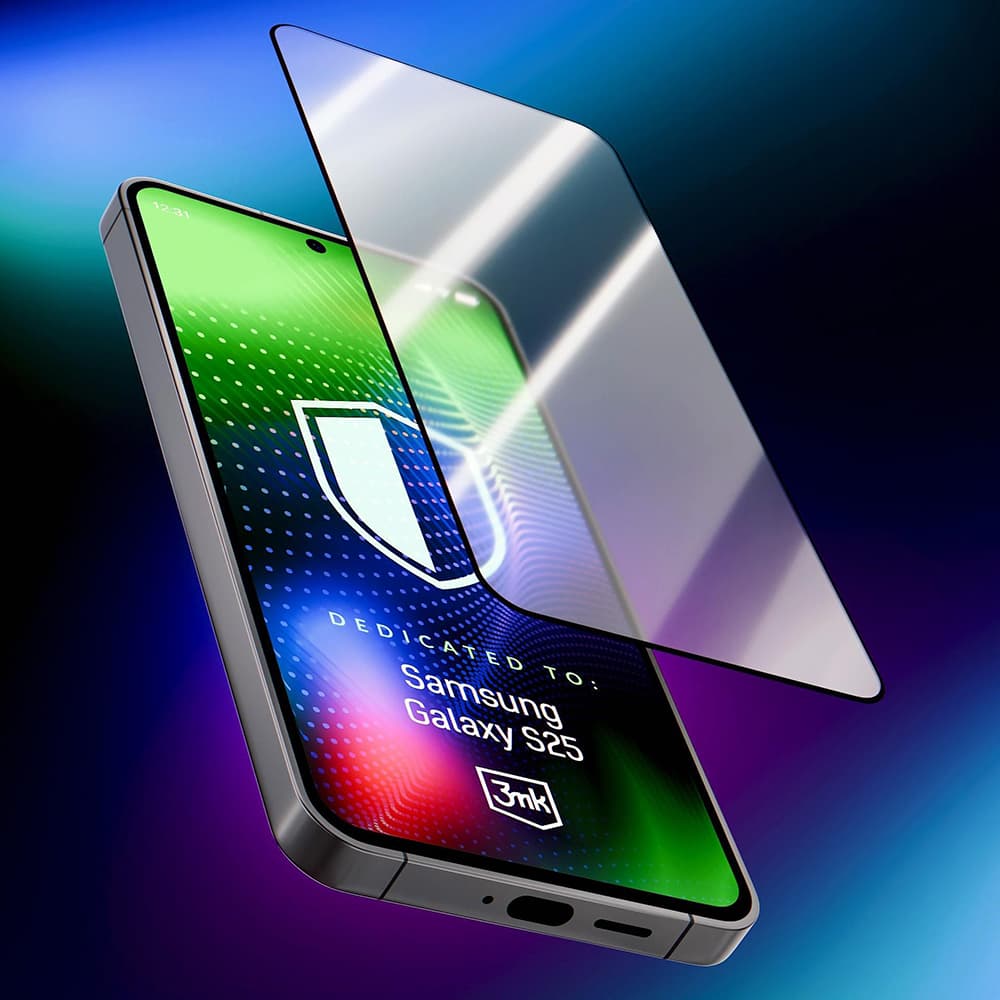 3mk Hardy Ultra Glass pro Samsung Galaxy S25 černá - náhled 5
