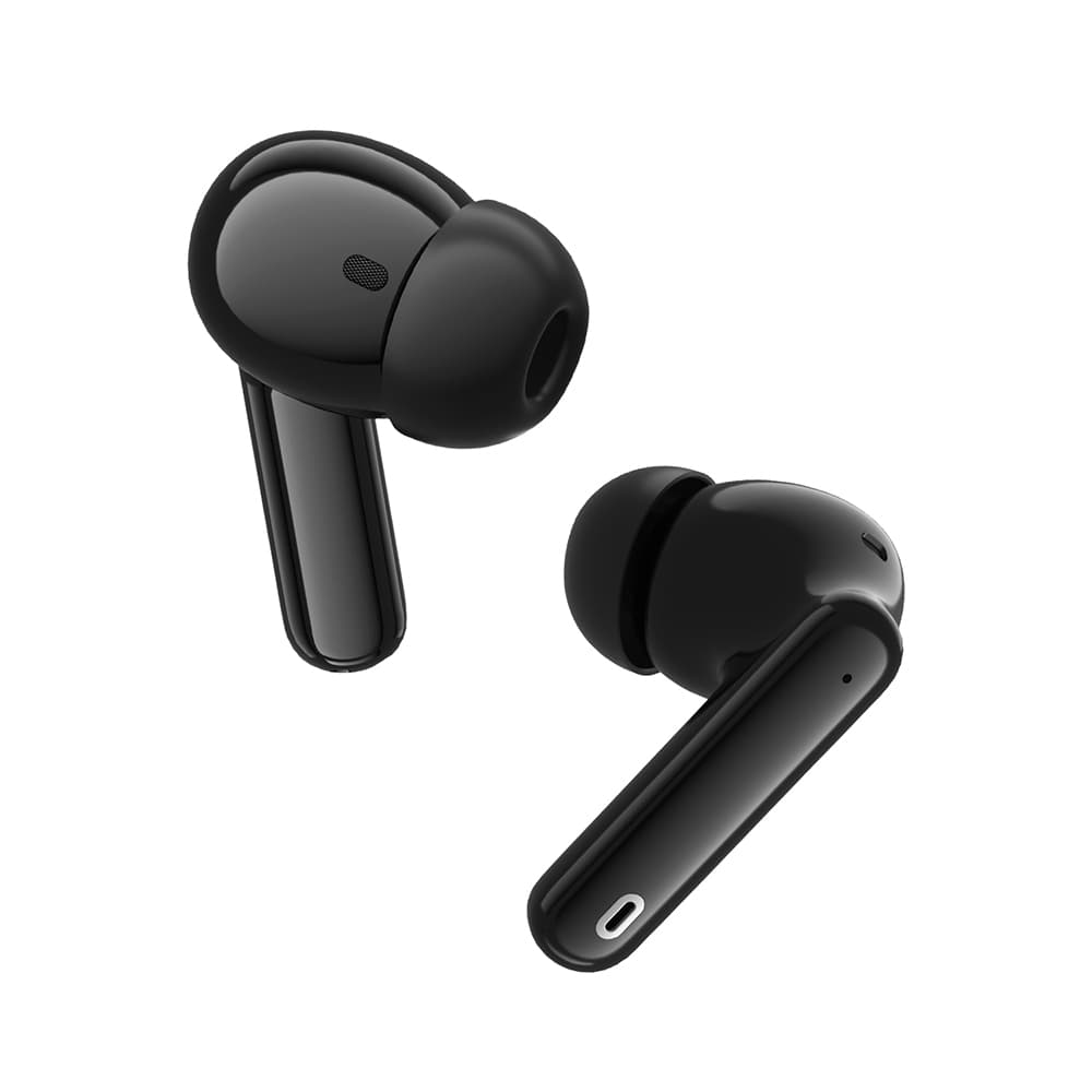 Techsuit - bezdrátová sluchátka Premium Audira Pro (CW1) - Bluetooth V5.4, 300mAh, dotykové ovládání, aktivní potlačení hluku, 4 mikrofony - černá - náhled 5