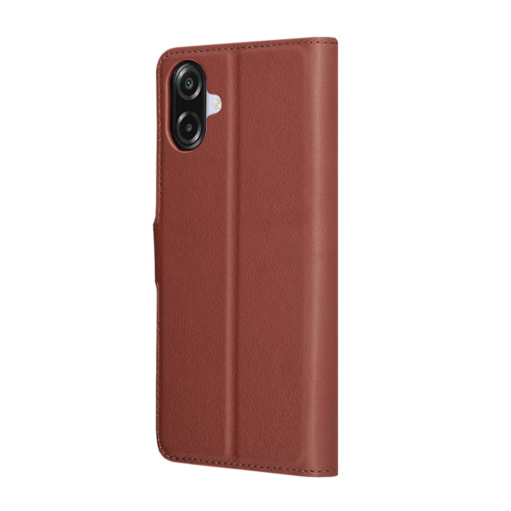 Kožené pouzdro Techsuit pro Samsung Galaxy A07 4G hnědé - náhled 5