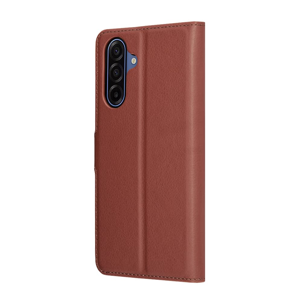 Pouzdro Techsuit kožené pro Samsung Galaxy A17 5G A17 4G hnědé - náhled 5
