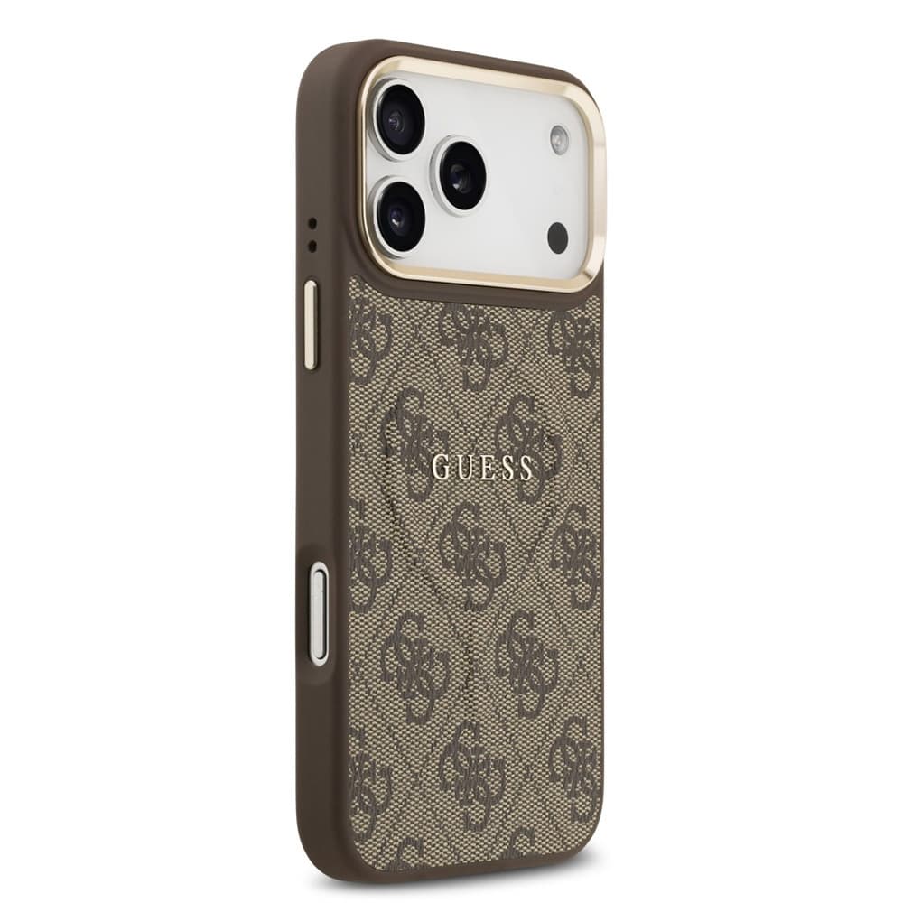 Guess Hardcase 4G Classic MagSafe iPhone 17 Pro Max hnědý - náhled 5