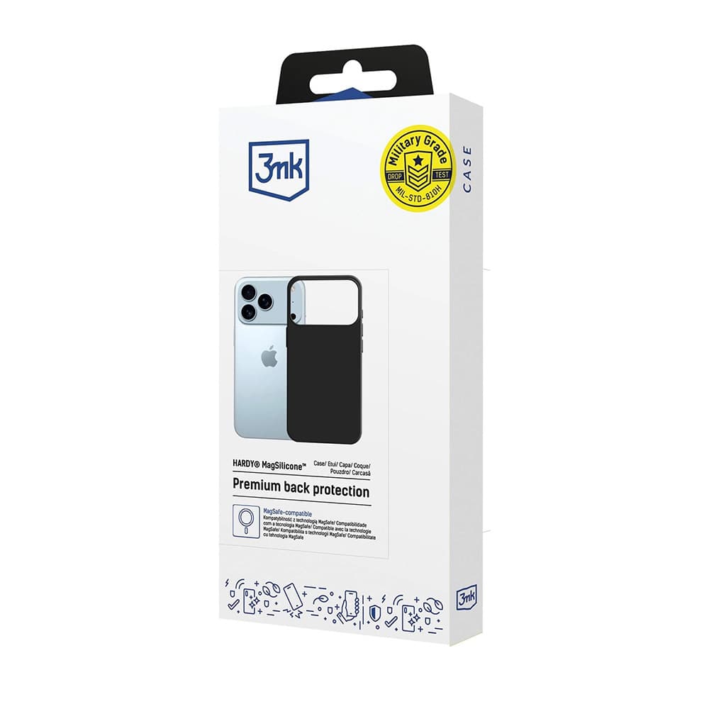 3mk Hardy MagSilicone pro iPhone 17 Pro grafitová - náhled 5