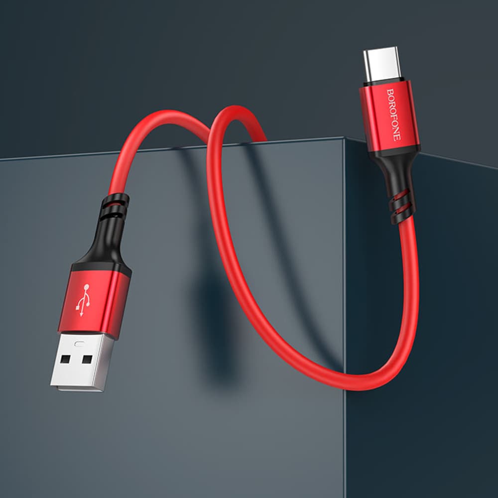 Borofone datový kabel BX83 USB na Type-C silikonový univerzální 3A 1m černý - náhled 5