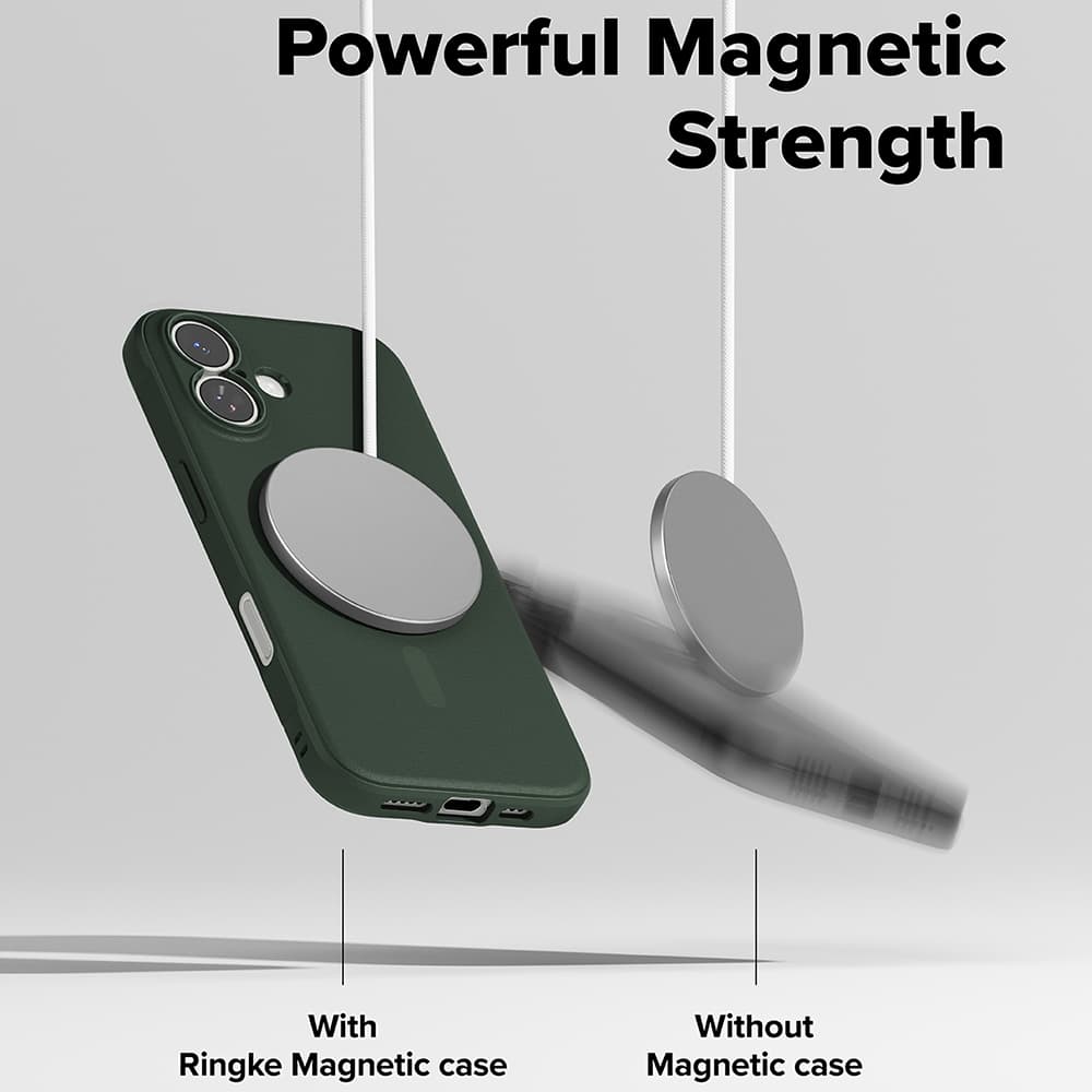 Ringke Onyx MagSafe pro iPhone 17 tmavě zelený - náhled 5