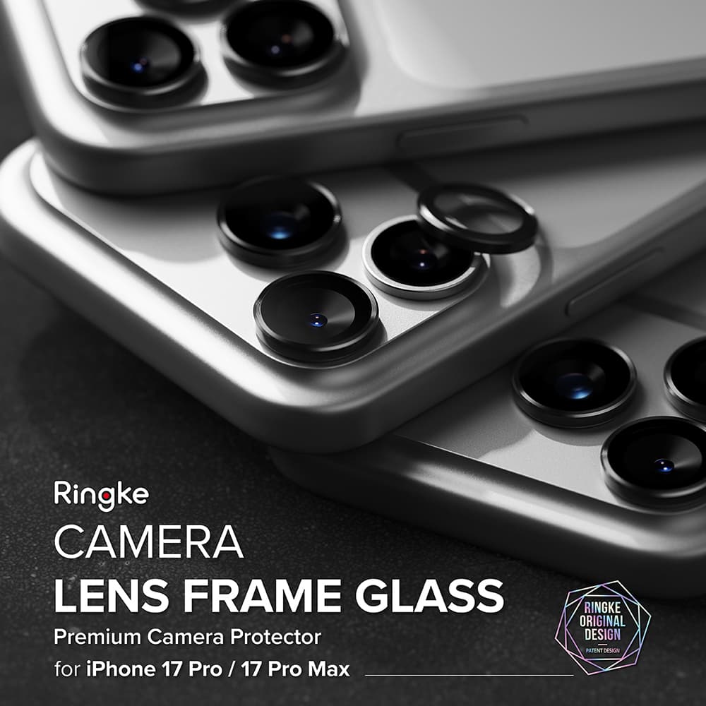 Ringke Camera Lens Frame Glass iPhone 17 Pro iPhone 17 Pro Max černá - náhled 5