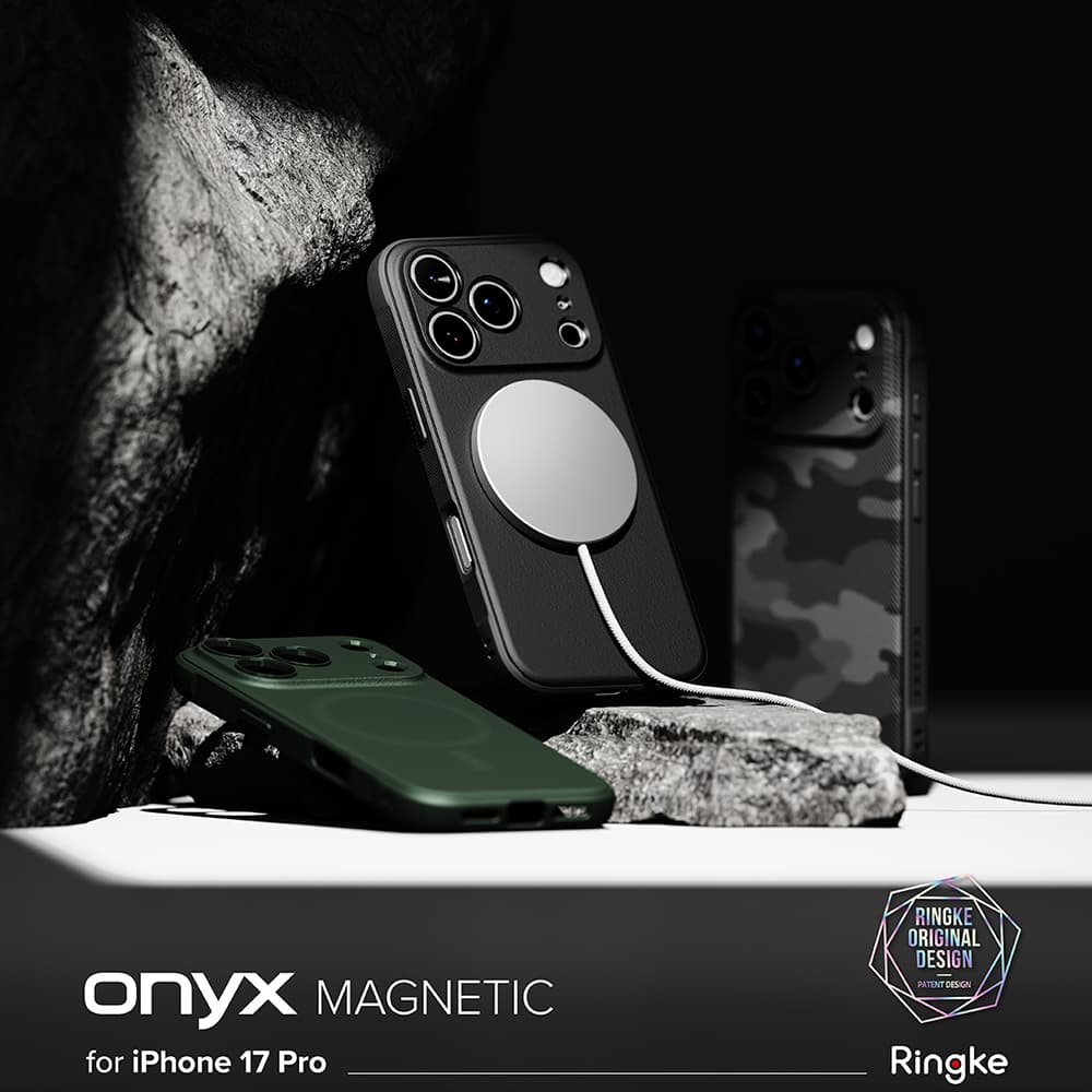Pouzdro Ringke Onyx MagSafe iPhone 17 Pro maskáčově černé - náhled 5