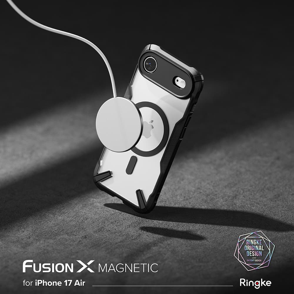 Kryt Ringke Fusion X MagSafe pro iPhone 17 Air černý - náhled 5