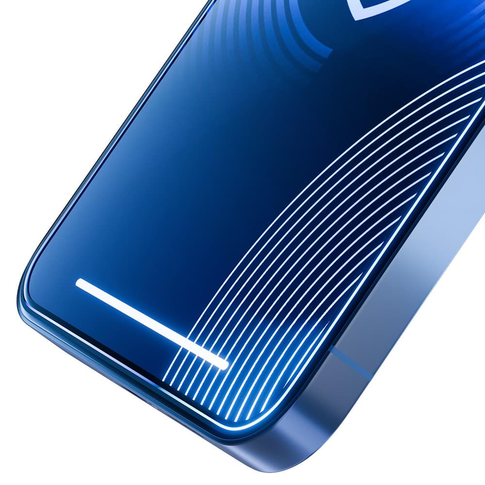 3mk HardGlass Matt Max tvrzené sklo na displej iPhone 17 Air černé - náhled 5