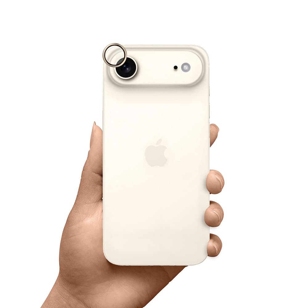 3mk Hardy Lens Protection Pro iPhone 17 Air titanová zlatá - náhled 5