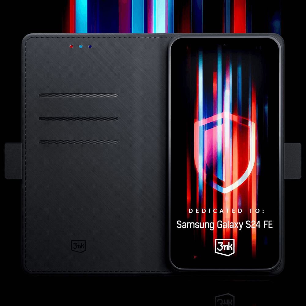 Pouzdro na peněženku 3mk Samsung Galaxy S24 FE černé - náhled 5