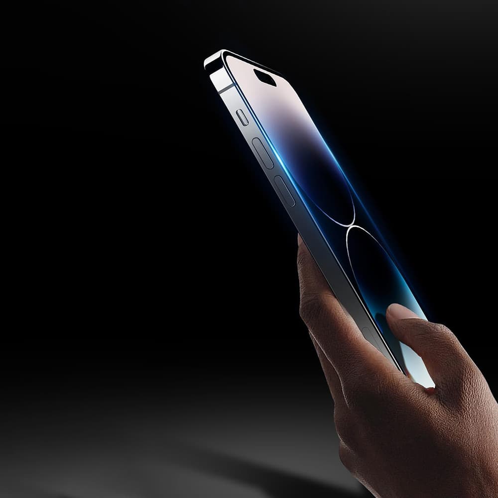 ANANK 3D 3X zesílený proti prasknutí chránič obrazovky iPhone 16 Pro Max černý - náhled 5
