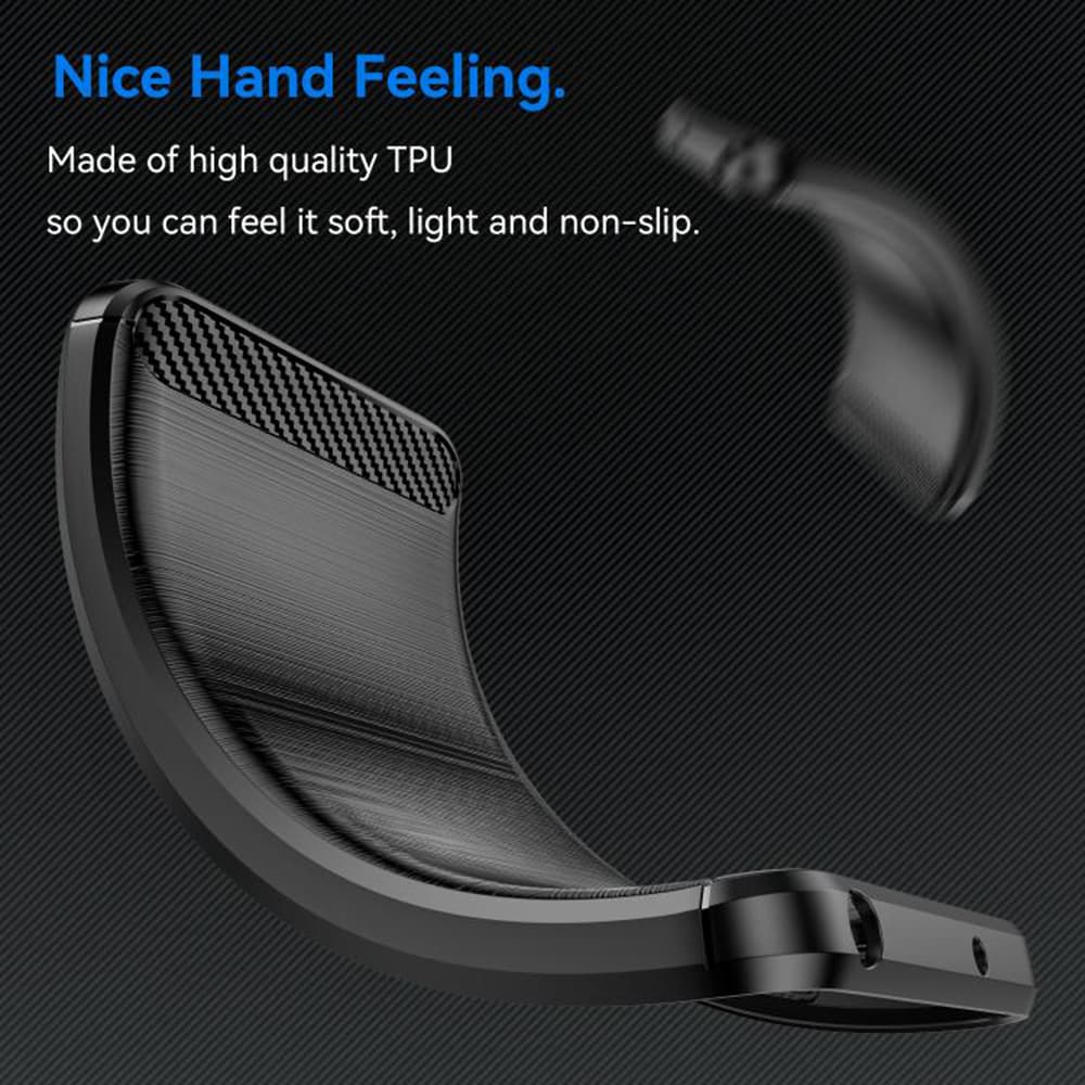 Pouzdro Techsuit Carbon Silicone pro Motorola Moto G05 E15 černé - náhled 5